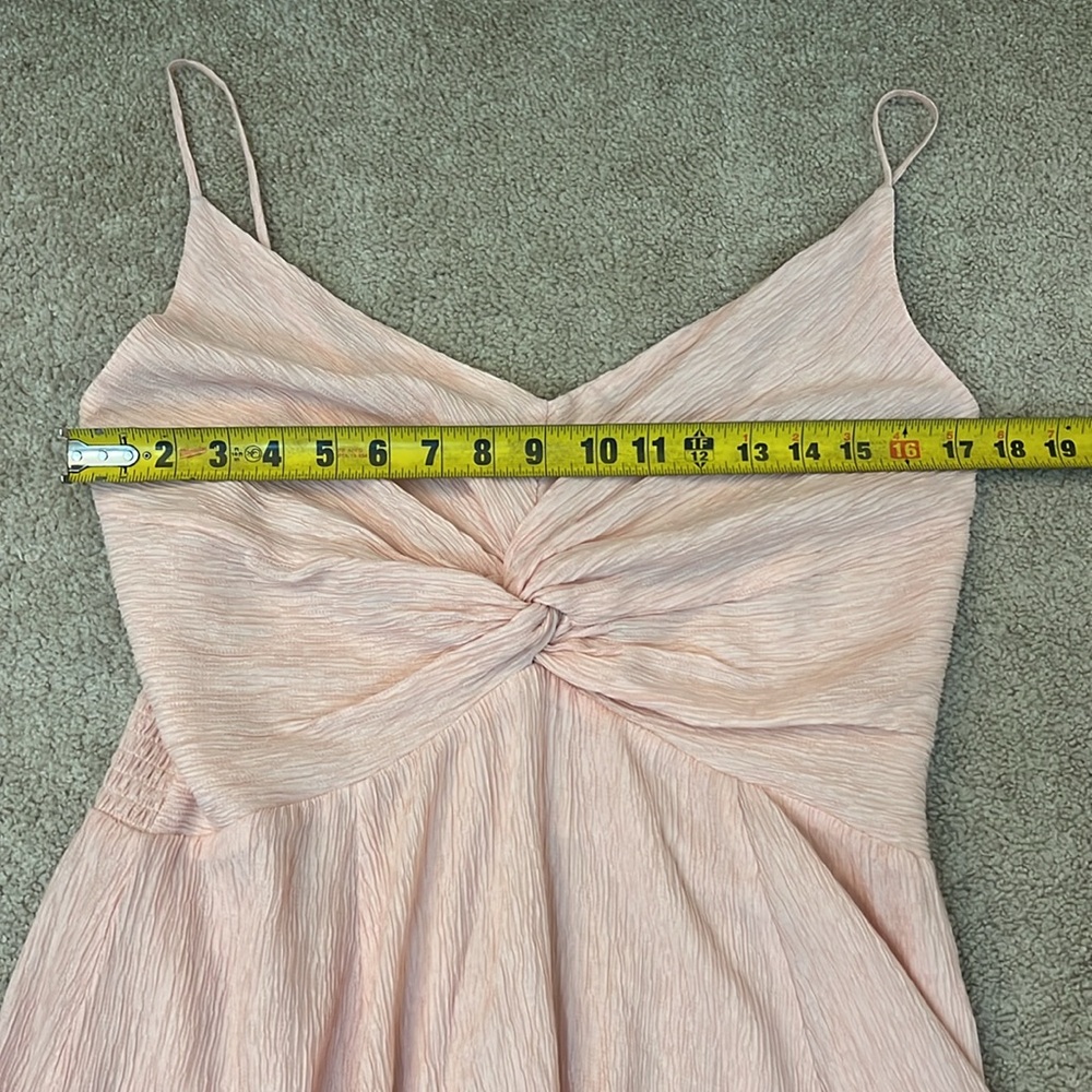 Abercrombie & Fitch Crepe Pleated Mini Dress Size Large Tall - Picture 8 of 9